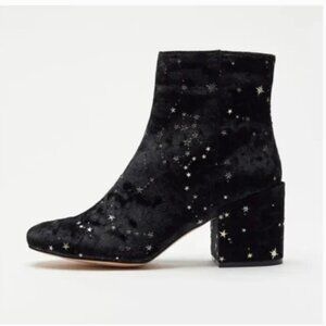 ⭐️ Margot Constellation Zodiac Stars Moon Hipster Hippie Peasant Velvet Boots